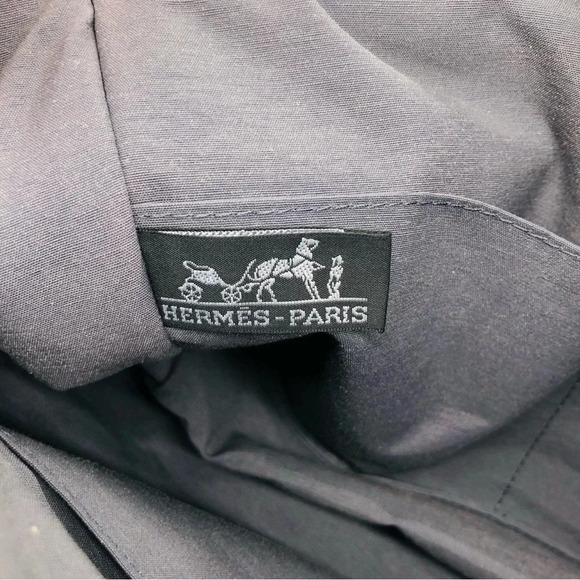 Authentic Hermes Fourre Tout Canvas Clutch Bag and Wallet Organizer Set EUC - Picture 7 of 17